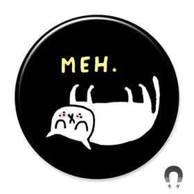 Meh Big Magnet by Gemma Correll