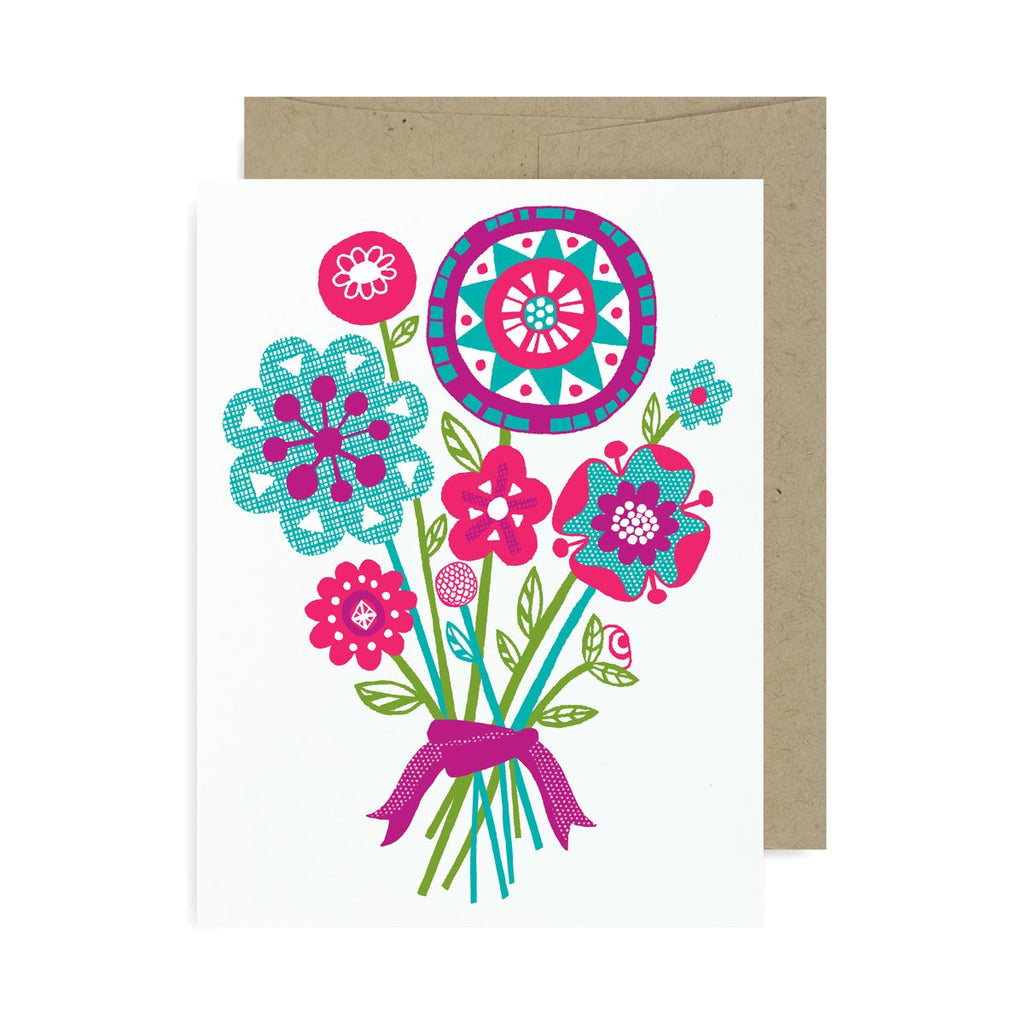 Floral Bouquet A2 Card