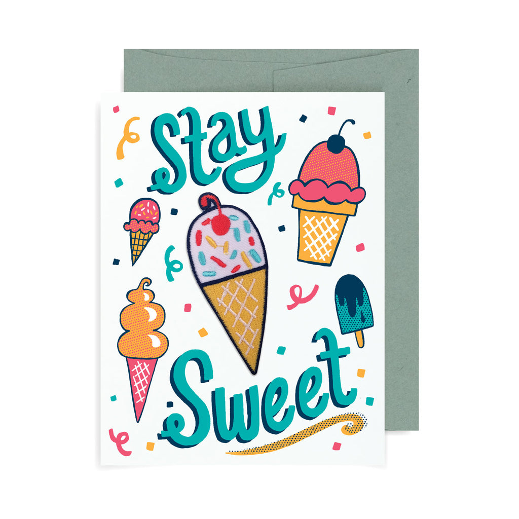 Stay Sweet Iron-on Patch Card