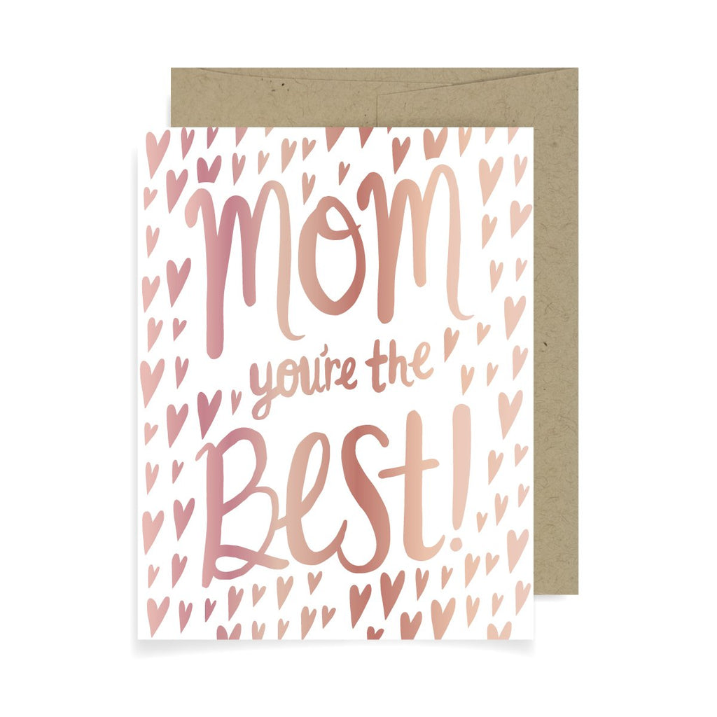 Mom You’re The Best A2 Card