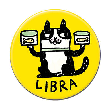 Libra 1.25" Button