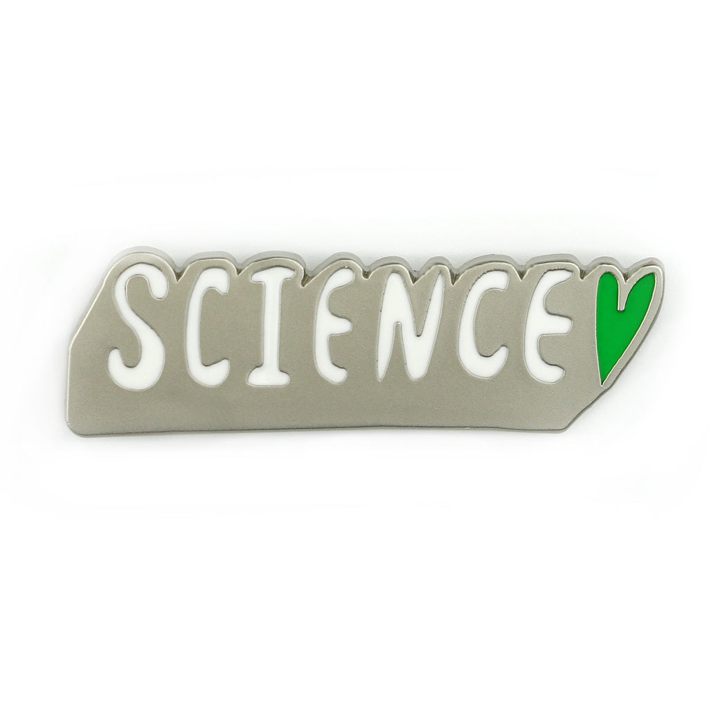 Science Heart Enamel Pin