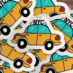 NYC Taxi Big Sticker