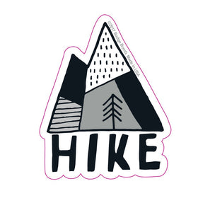 Hike Mountain Sticker