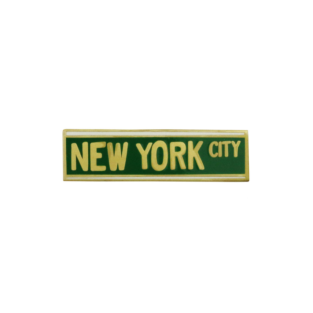 NYC Street Sign Enamel Pin