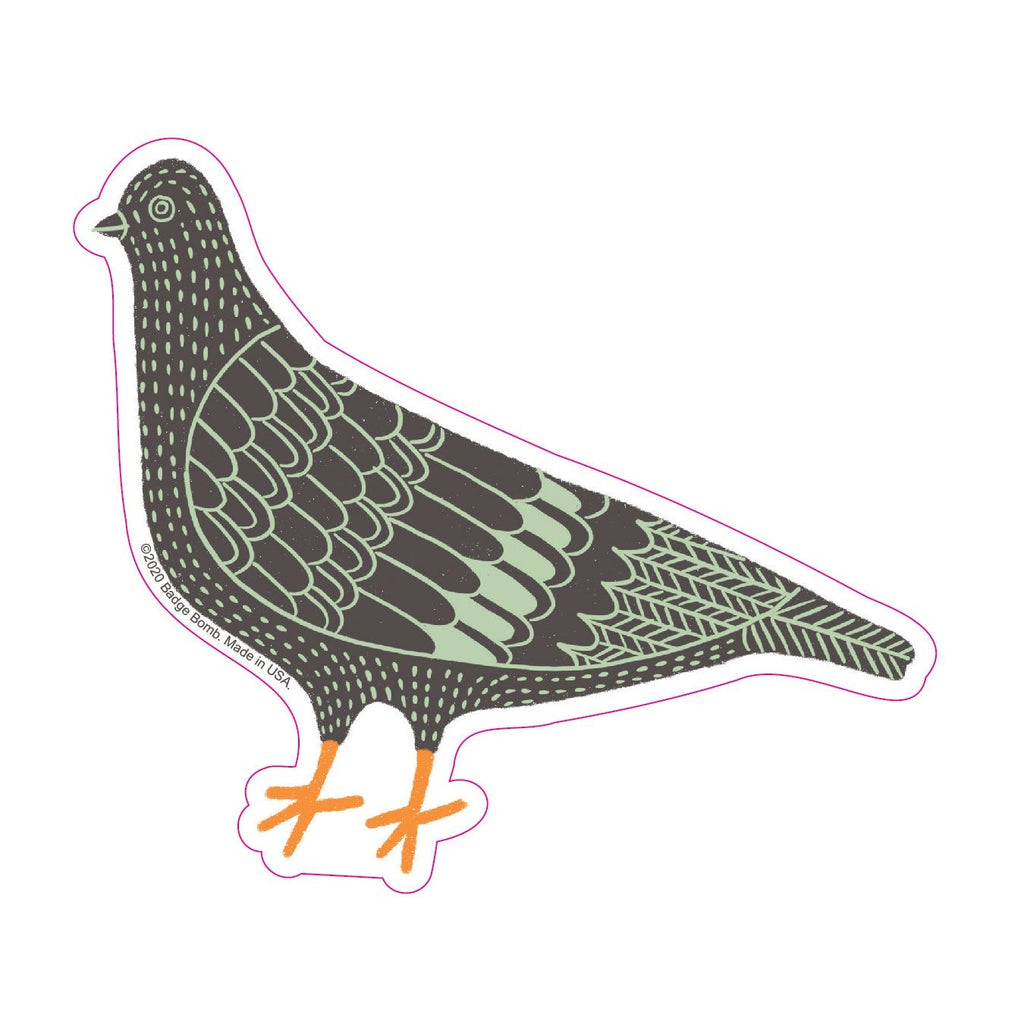Pigeon Gray Sticker