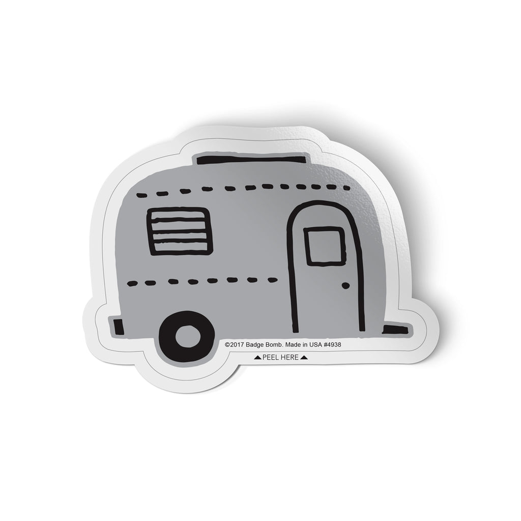 Vintage Camper Sticker