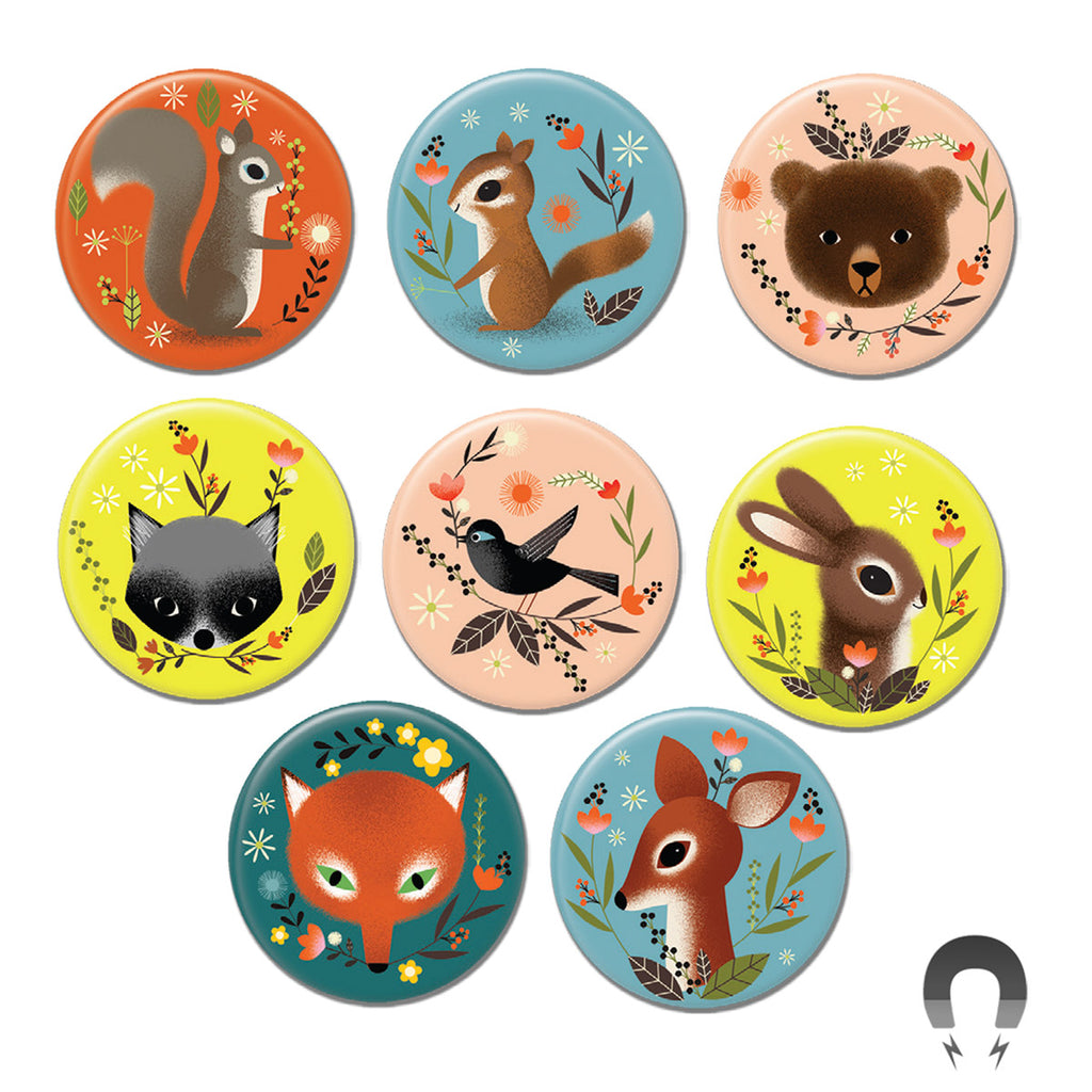 Woodland Animal Big Magnets Bundle