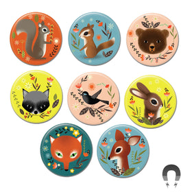 Woodland Animal Big Magnets Bundle
