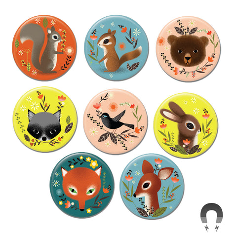 Woodland Animal Big Magnets Bundle