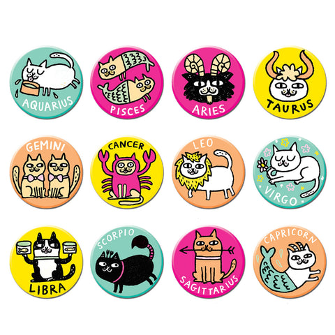 Catstrology 1.25" Button Box