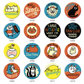 Bad At Sports 1.25" Button Box