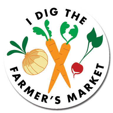 Farmers Market 1.25" Button