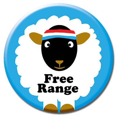 Free Range 1.25" Button