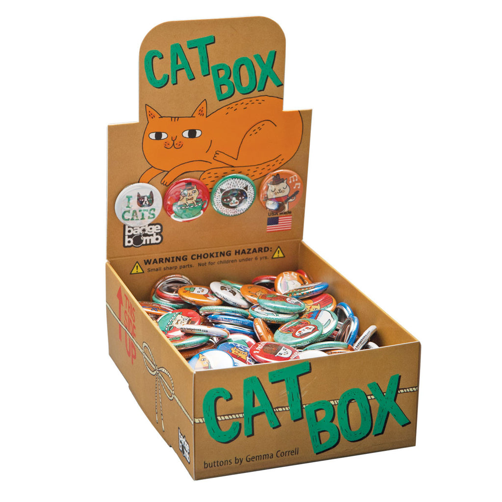 Cat 1" Button Box by Gemma Correll